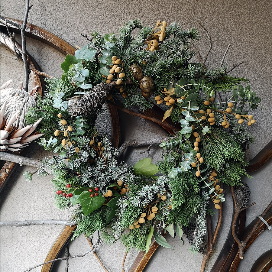 Aquafiori Festive Season Wreath Florist Melbourne